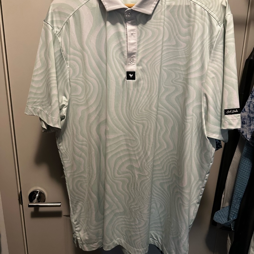 Bad Birdie Green Polo Shirt for Effortless Style